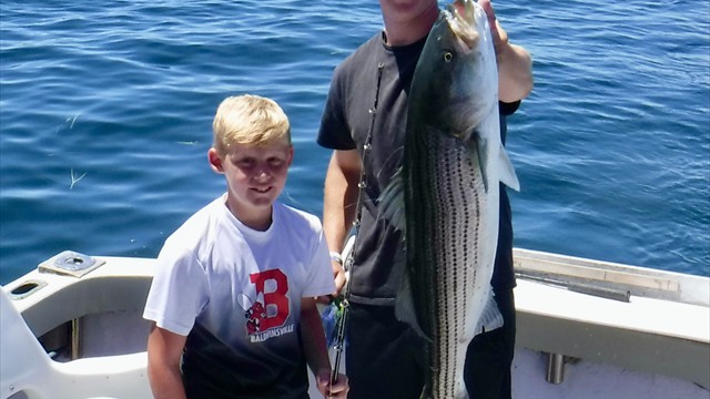 Look at the size of that striper!